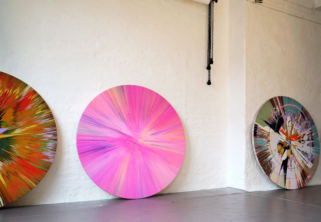 Spin-Painting im Raum